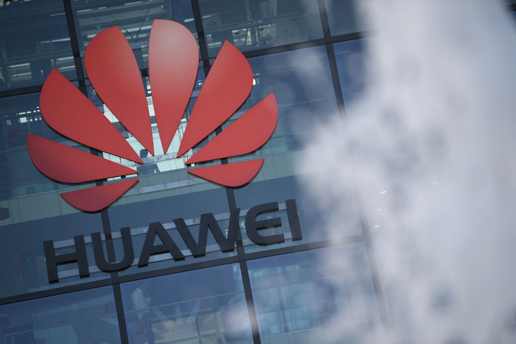 Huawei sign