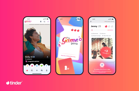 Tinder screens